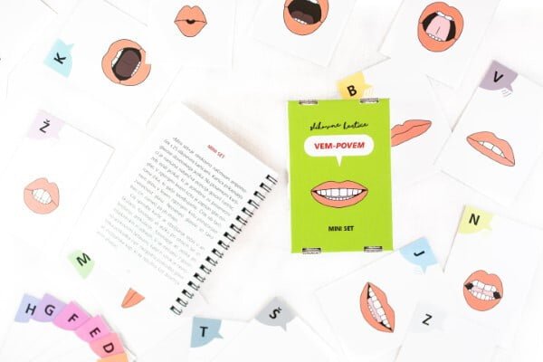 Slikovne kartice MINI SET-POZICIJA UST