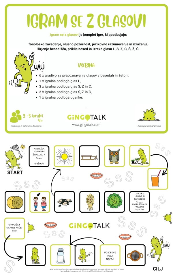 E-gradivo (PDF): Igram se z glasovi – SZC, ŠŽČ, L